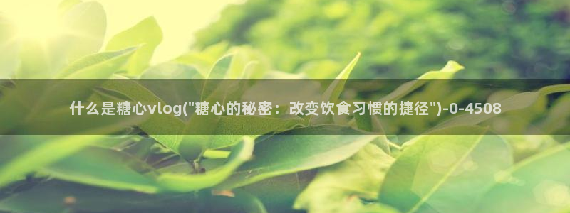 糖果心vlog在哪下